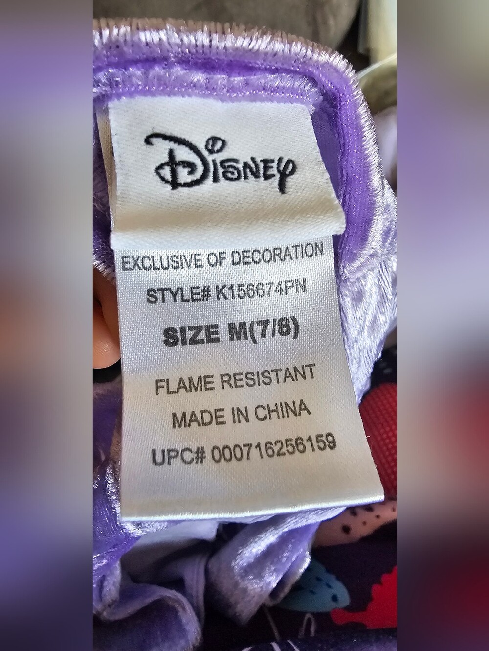 Disney Lavender Princess Sofia Costume Dress - Picture 6 of 9